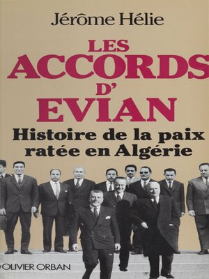 cover image of Les Accords d'Évian